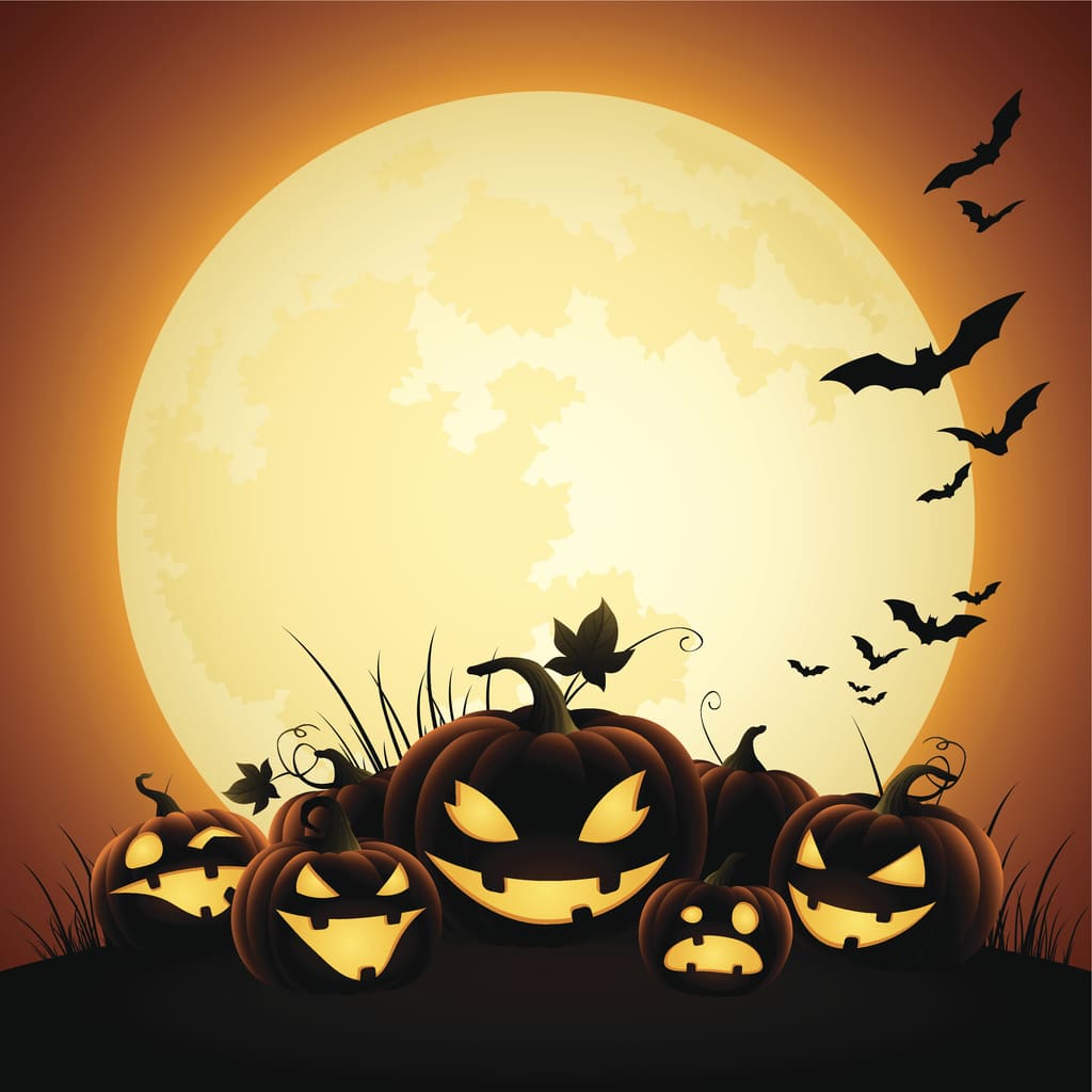 Halloween Pumpkins - Moonlight