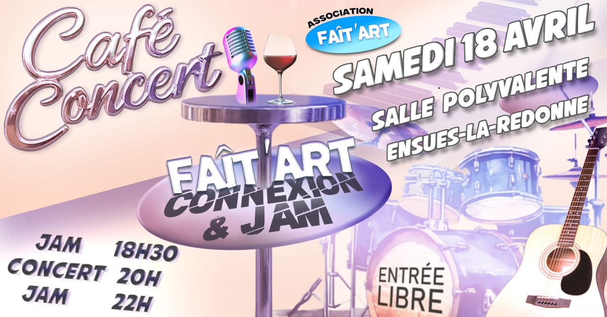 café concert fait art
