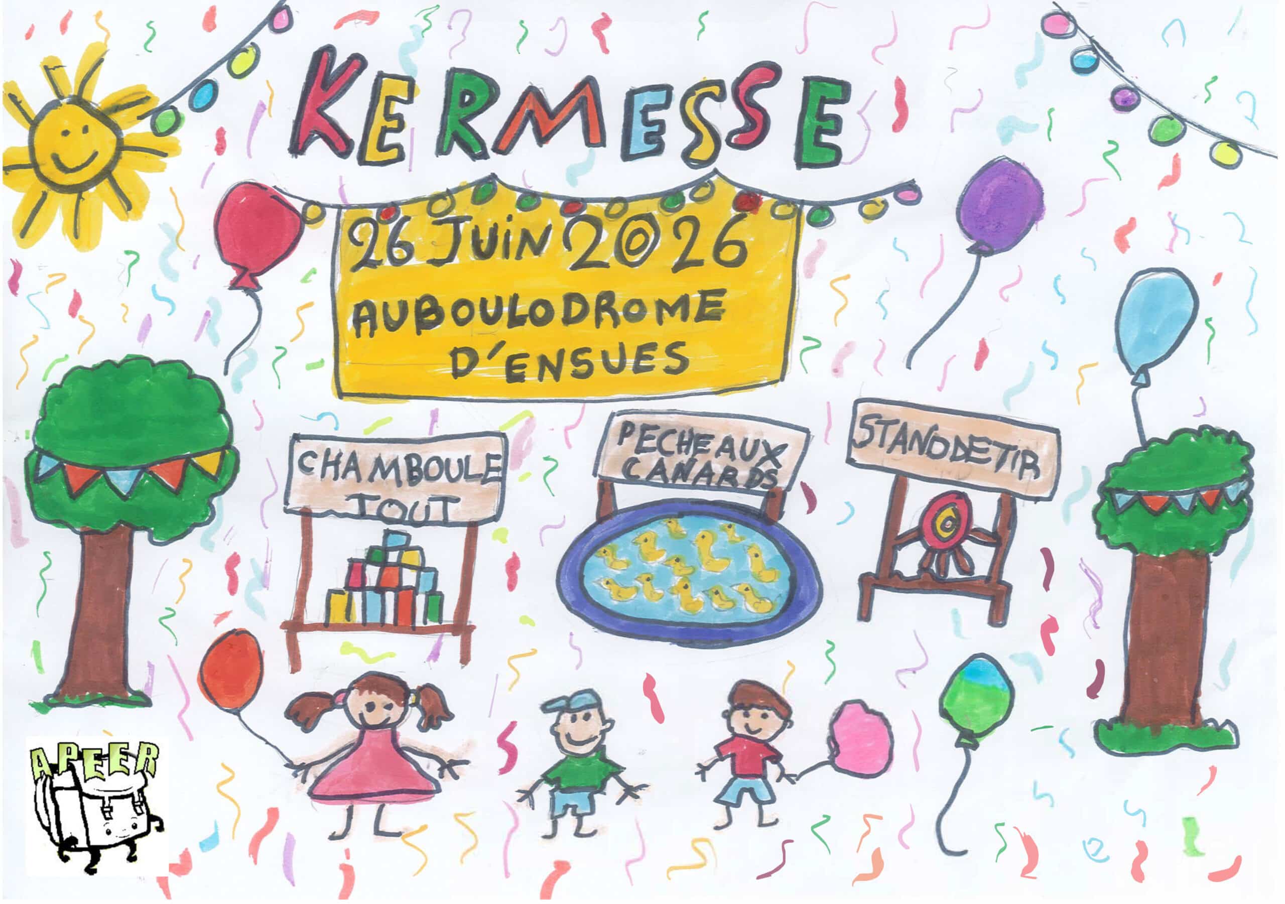 affiche kermesse 2026